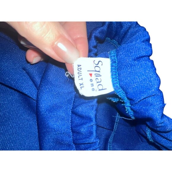 Lot 5 Cheerleader Uniform Skirt Cheer Adult M - XL & Child S Royal Blue - Picture 5 of 12